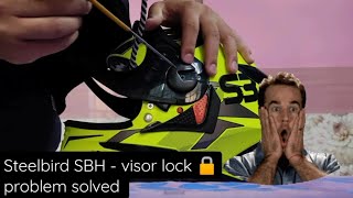 Steelbird SBH17 visor lock problem [upl. by Vladimar935]