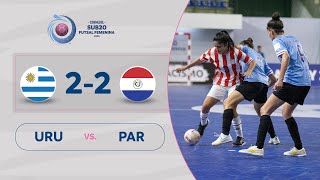 URUGUAY vs PARAGUAY 22  RESUMEN  CONMEBOL SUB20FSFEM  FASE DE GRUPOS [upl. by Scharff]