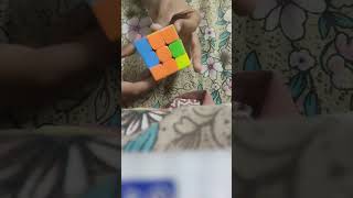 Whole cube solving under 60 seconds Single moves will be in next video likesharesubscribe shorts [upl. by Suqram]