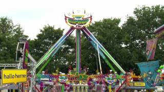 HipHopFly fun ride Fahrgeschäft CrangerKirmes 2010 kein Freimarkt Oktoberfest offride [upl. by Julita104]