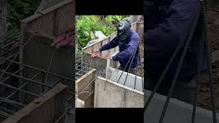 Installing box formwork for house foundation is simple and costeffective  House building build [upl. by Docia]