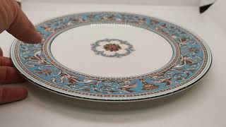 Wedgwood China Florentine W2714 1075inch Dinner Plate [upl. by Vatsug]