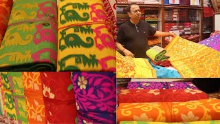 New Dhakai Jamdani Sarees With Price  KOLKATA TRADITIONAL Bengali Saree  Gariahat Market [upl. by Arted]