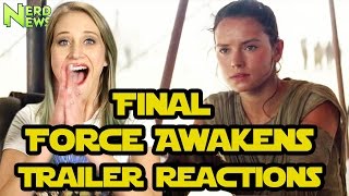 Star Wars The Force Awakens Final Trailer Reaction [upl. by Noland]