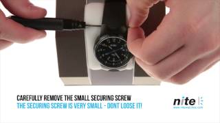 Changing the strap  2 part screw pins [upl. by Siloam649]