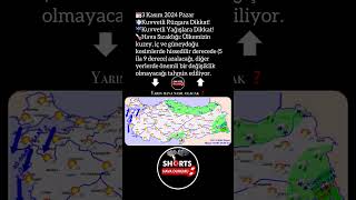 03112024 PAZAR 🇹🇷 HAVA DURUMU türkiye havadurumu weatherchannel sondakika türkiye [upl. by Naarah]