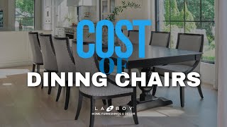 What is the Cost of Dining Room Chairs LowQuality vs HighEnd [upl. by Thgiwd]