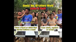 Guess the 10 Letters WordLetterA Part 6 [upl. by Lusty511]