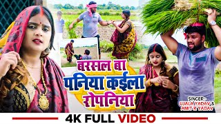 Ujala Yadav का जबरजस्त रोपनी गीत  बरसल बा पनिया कईला रोपनिया  Amit R Yadav  Bhojpuri Dhobi Geet [upl. by Aneela]