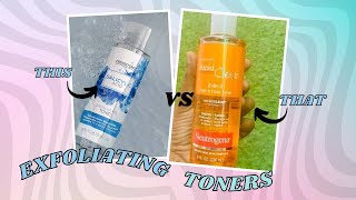 CREIGHTONS VS NEUTROGENA SALICYLIC ACID TONERS [upl. by Koralie]