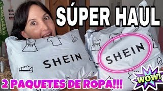 ¿QUÉ HAY EN LOS PAQUETES DE SHEIN SÚPER HAUL SHEIN ROPA Y ZAPATOS [upl. by Acacia]