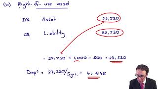 Leases  Example  ACCA Financial Reporting FR [upl. by Alyakem]