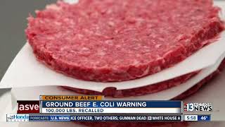 Ground beef being recalled [upl. by Ayahsey25]