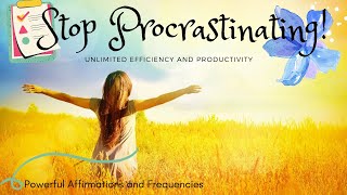 ❋ Stop Procrastinating  Efficiency  Energy  Productivity  Success  Luck  Gentle Rain Sounds [upl. by Vinson]