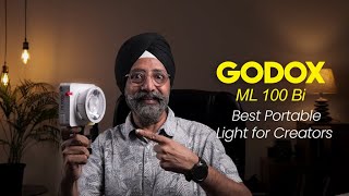 GODOX ML 100 Bi  Best Light for Content Creators in Hindi [upl. by Aicirtak]