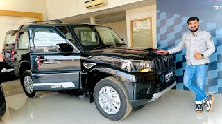 2024 Mahindra Scorpio Classic S Black  13 Lakh Top Model ❓ Walkaround and Full Detail  Dabangg SUV [upl. by Eirlav]