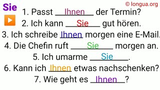 Übungen zu den Pronomen Nominativ Akkusativ Dativ Genitiv Tabelle Beispiele Mix mich mir [upl. by Goldie]