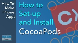 CocoaPods Tutorial  How to install and setup Cocoapods for Xcode [upl. by Ayekehs]