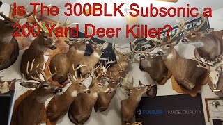 Is The Lehigh Defense 300BLK 194gr Maximum Expansion Subsonic a 200 Yard Cartridge [upl. by Ramses]