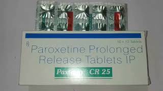 paxidep cr 25 hindiparoxetine hydrochloride 25 mg [upl. by Kciv]