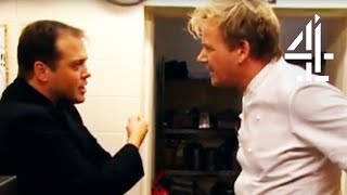 Gordon amp Restaurant Owners FullBlown Argument  Ramsays Kitchen Nightmares [upl. by Nor]