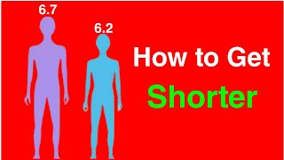 How To Get Shorter amp Decrease Your Height  Height Kam Karne Ka Tarika  How To Stop Height  Height [upl. by Sugna]