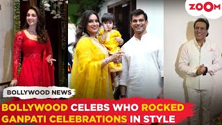 From Kiara Advani to Govinda Bollywood Celebs who Dazzled at Ganpati Festivities [upl. by Enayr]