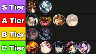 DSBA  Breath amp Blood Demon Art Tierlist  Demon Slayer Burning Ashes [upl. by Esertal898]