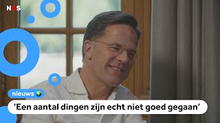 Mark Rutte geeft zichzelf een 6 als premier [upl. by Oznola]