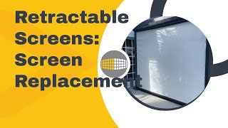 Retractable Screens Screen Replacement Guide [upl. by Dwain]