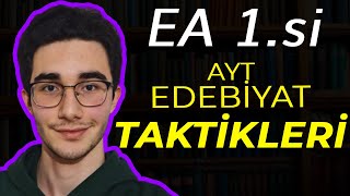 YKS 1sinden AYT EDEBİYAT FULLETEN TAKTİKLER [upl. by Clywd]