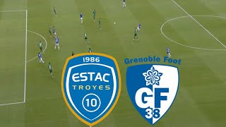 TROYES AC  GRENOBLE Résumé 00  LIGUE 1  20242025 [upl. by Christan164]