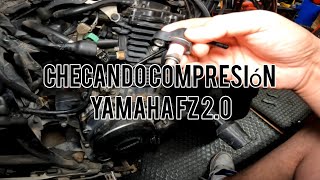 CHECANDO COMPRESION FZ20 [upl. by Camala77]