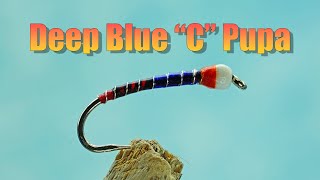 How to Tie a Blended Chironomid PupaThe Deep Blue Sea quotCquot Pupa [upl. by Gelasias505]