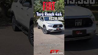 As coisas mais legais da Fiat Toro Ranch 20 Diesel 4x4 shorts [upl. by Ahsahs711]