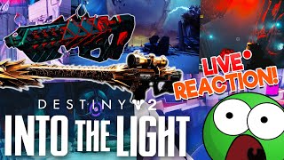 Destiny 2 Into The Light NEW PvP Maps And Exotic Quests Return My LIVE Reaction [upl. by Annoda]