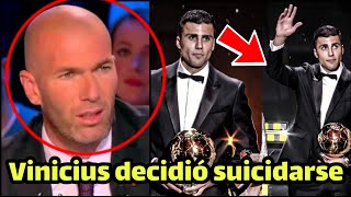 Zinedine Zidane anuncia el suicidio de Vinicius tras ganar el Balón de Oro de Rodri [upl. by Eentihw392]