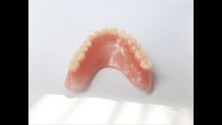 Horseshoe UPPER DENTURE False Teeth Natural Look [upl. by Notseh]