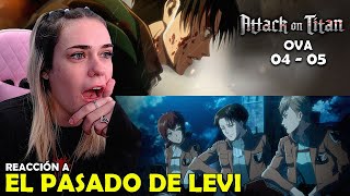 EL PASADO DE LEVI  REACCIÓN A SHINGEKI NO KYOJIN POR PRIMERA VEZ  OVA 4  5 [upl. by Simonetta9]