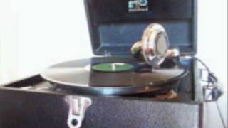 Paillard portable gramophone with electric motor [upl. by Alenairam]