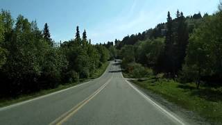 Glenn Alps Flathead Mountain Trailhead to Seward Highway Dashcam [upl. by Salesin]