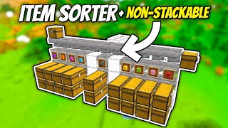 Item Sorter  NonStackable Filter  Minecraft Tutorial Java Edition [upl. by Tnahsin801]