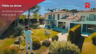 Visite au drone  Par RESIDE Immobilier Montargis [upl. by Pinkham]