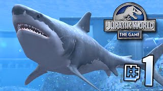 The Biggest Shark EVER Megalodon  Jurassic World  Lagoon Series  Ep 1 HD [upl. by Hernardo514]