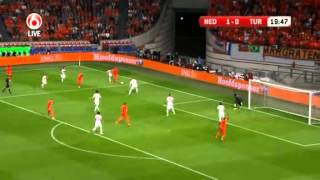 Netherlands  Turkey WC 2014 Qualifying match [upl. by Hafeetal]