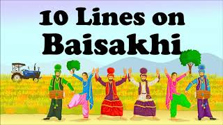 10 Lines on Baisakhi Festival in English [upl. by Wat]