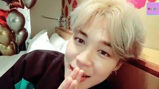 BTS Jimin Birthday VLive  181014  BTS Live  ma birthday😗 EngIndoThaiViet Sub [upl. by Eiliak773]