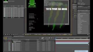 tuto after effect image en transparence et texte [upl. by Bittner594]