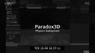 Paradox3D Physics Subsystem  Basic Verlet Integration [upl. by Muraida]