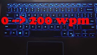 Everything you need to know to get from 0 to 200 WPM [upl. by Zielsdorf]